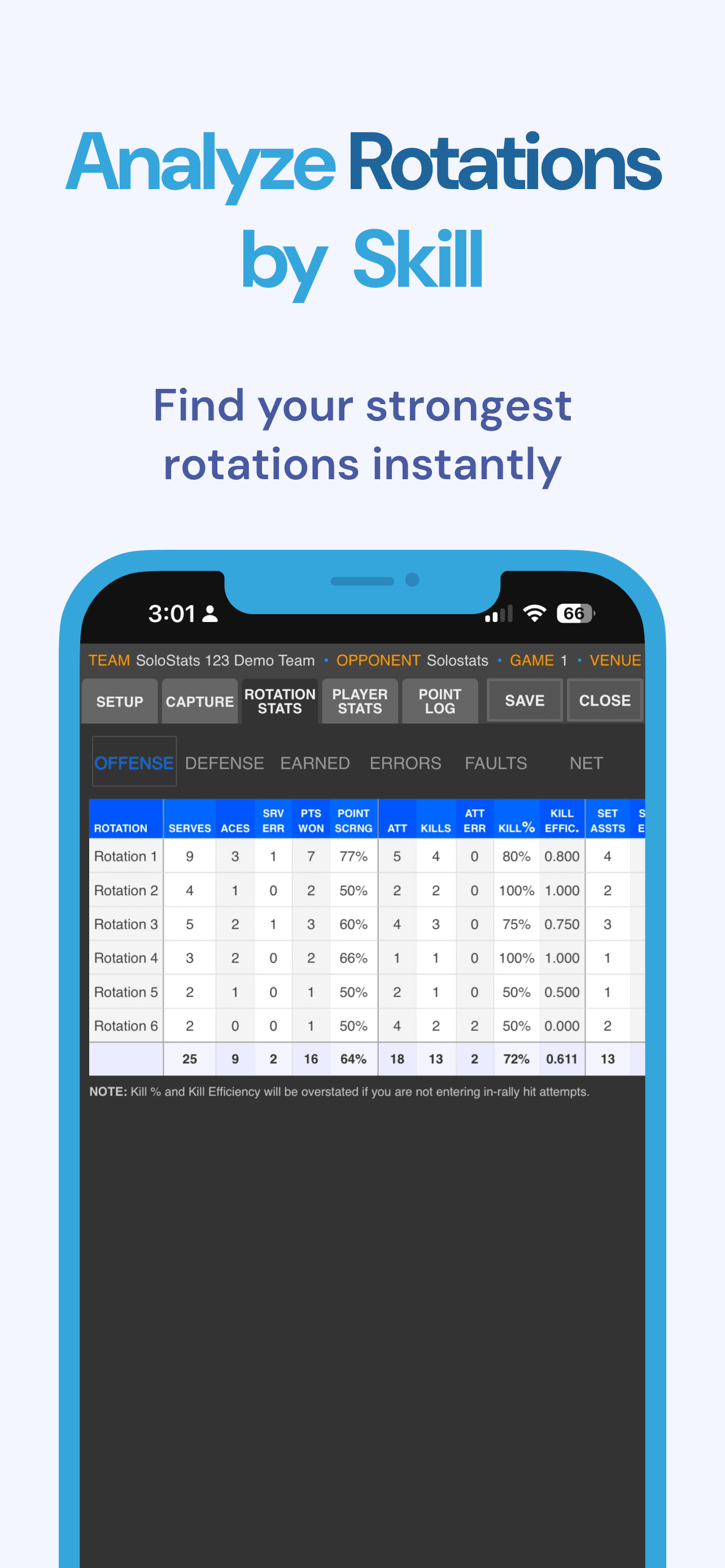 SoloStats123 app screenshot 5