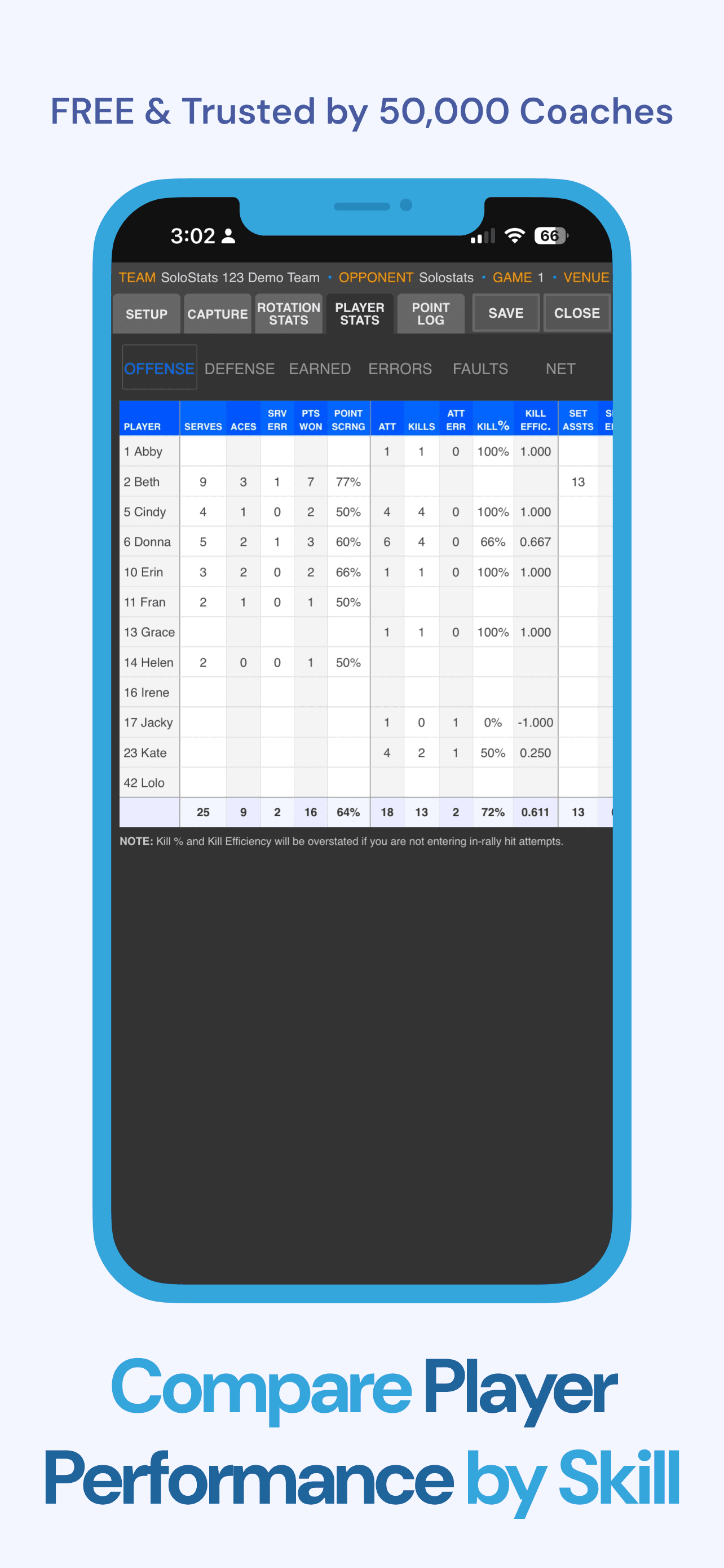 SoloStats123 app screenshot 6