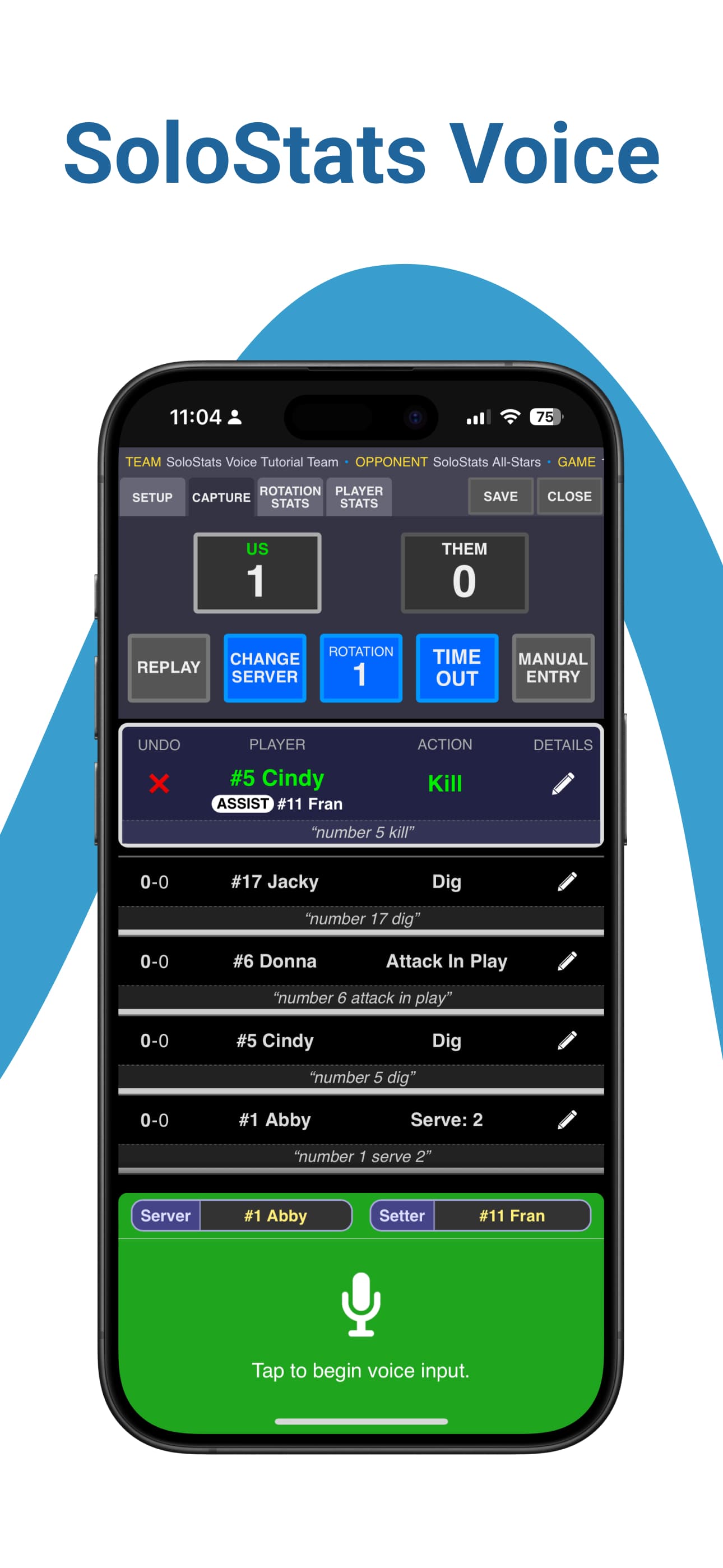 SoloStats123 app screenshot 1